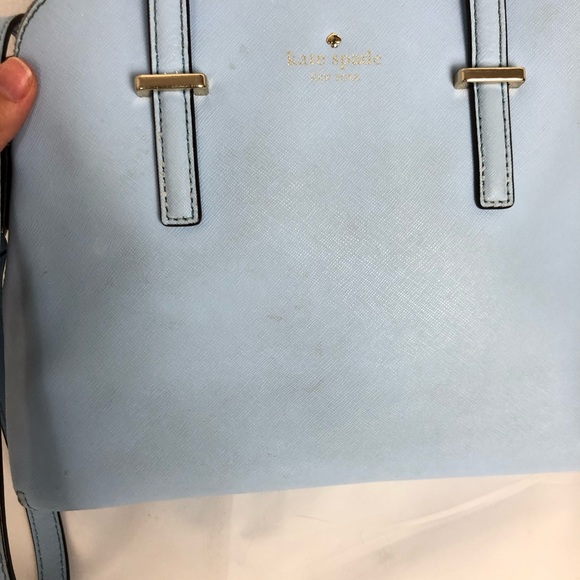 Kate Spade Cedar St Maise blue leather handbag - Picture 3 of 12